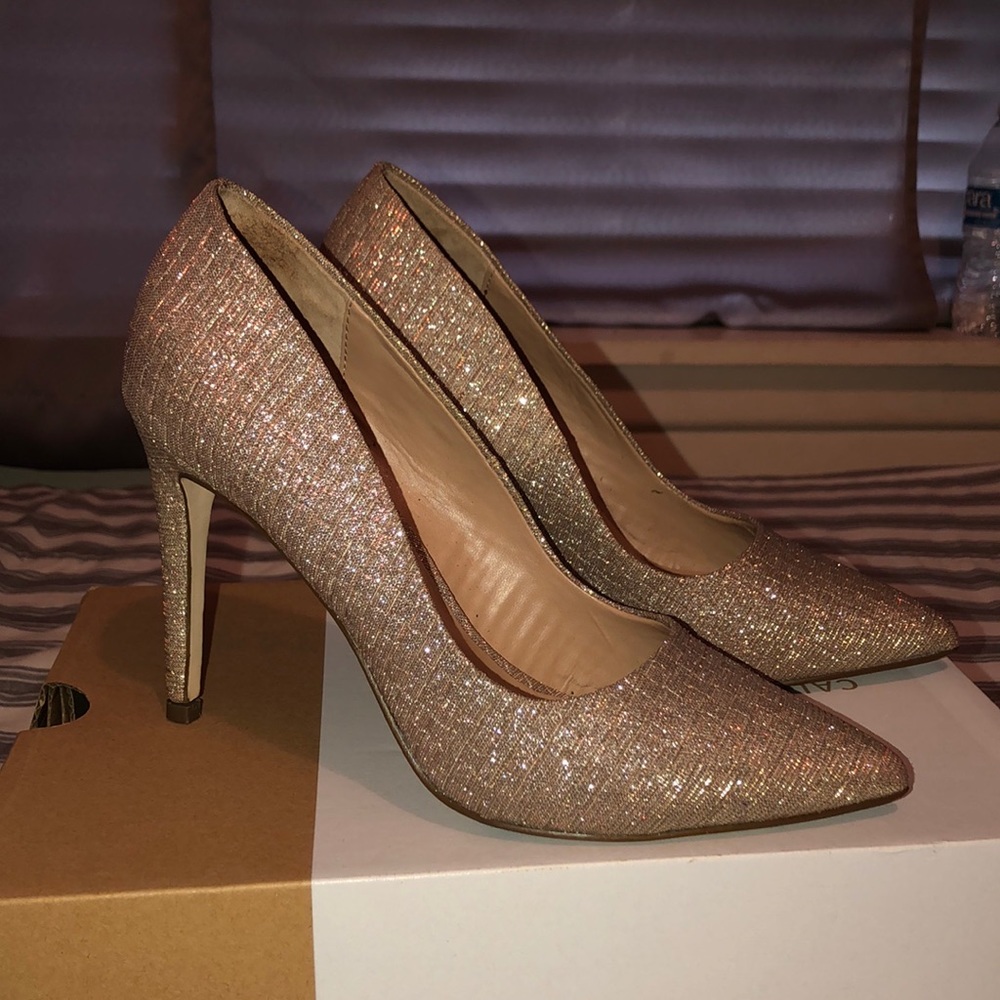 Glittery heels